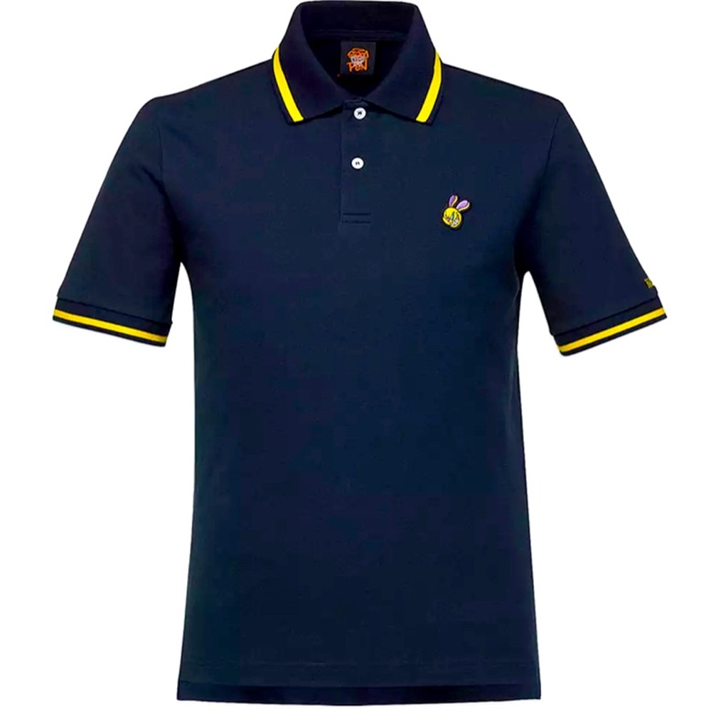 Brand new in package MCM x Sambypen collaboration Navy blue collared shirt